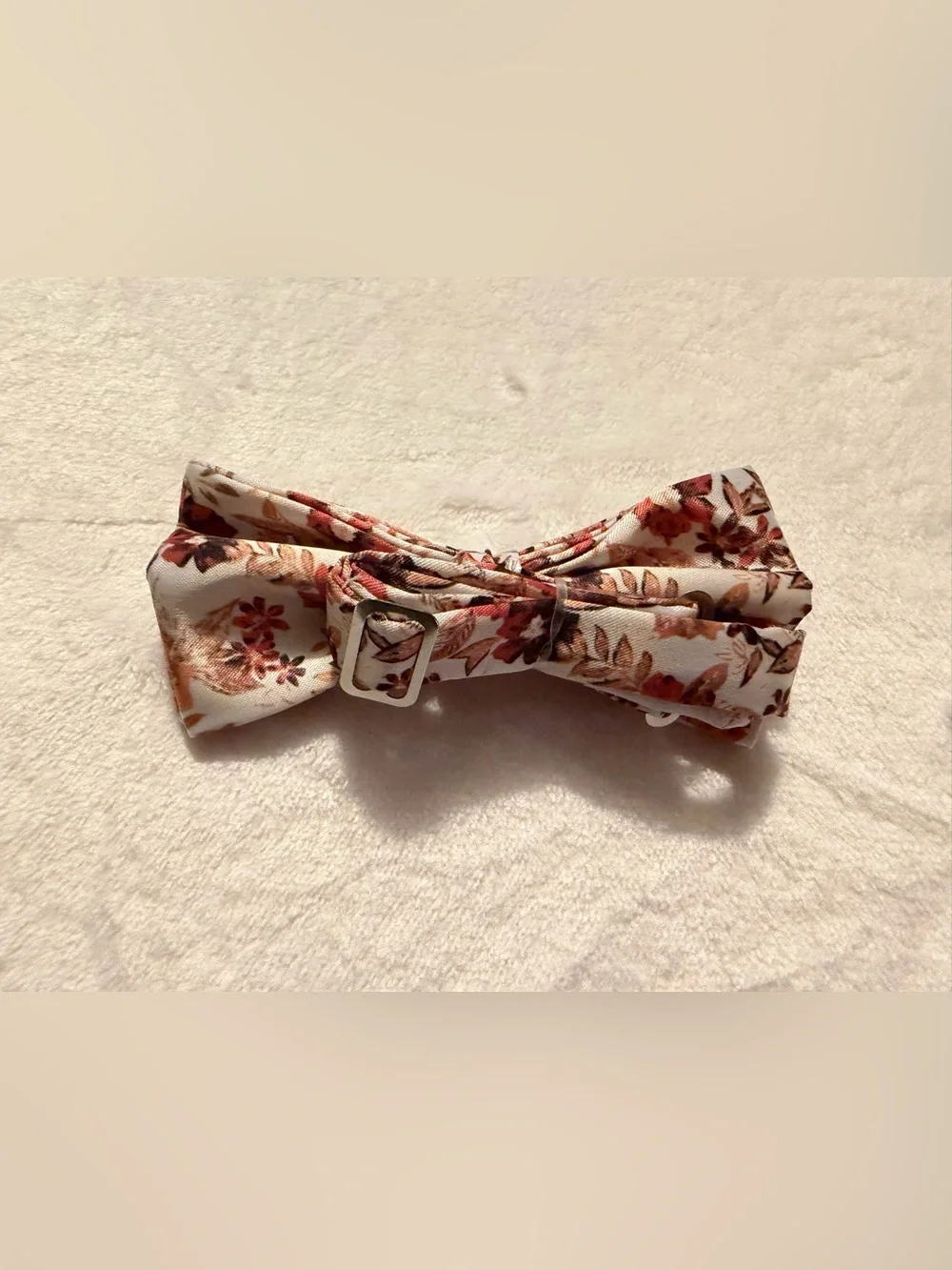 Floral Satin Bow Tie NEW